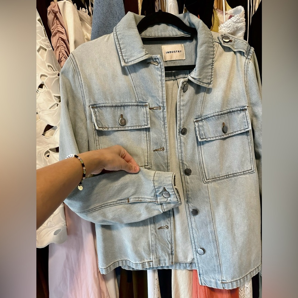 Industry by Republic - NWOT denim light wash jacket - brand new without tags